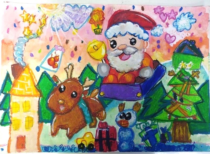 香港兒童聖誕卡設計比賽 - 溫暖的聖誕 - 同學作品